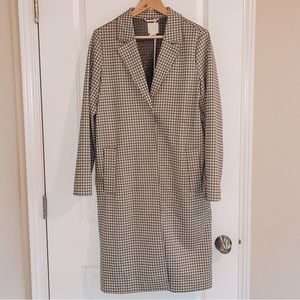Like New H&M Plaid Trench Coat, Women’s Size 2